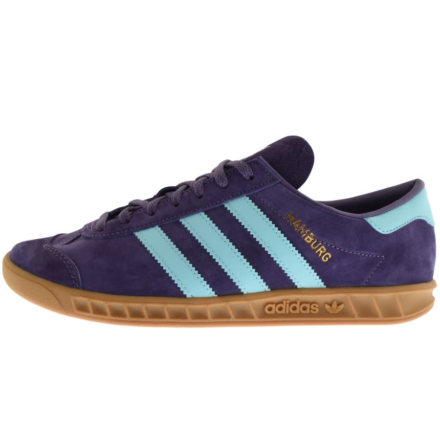 Alternative Image for Productadidas Originals Hamburg Trainers Purple1